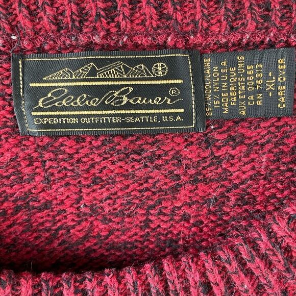 Eddie Bauer Wool Nylon Blend Sweater Size XL EUC - Picture 6 of 6